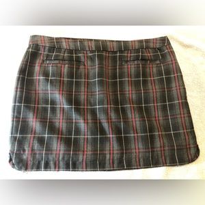 Women’s Size 14 Plaid Mini Skirt